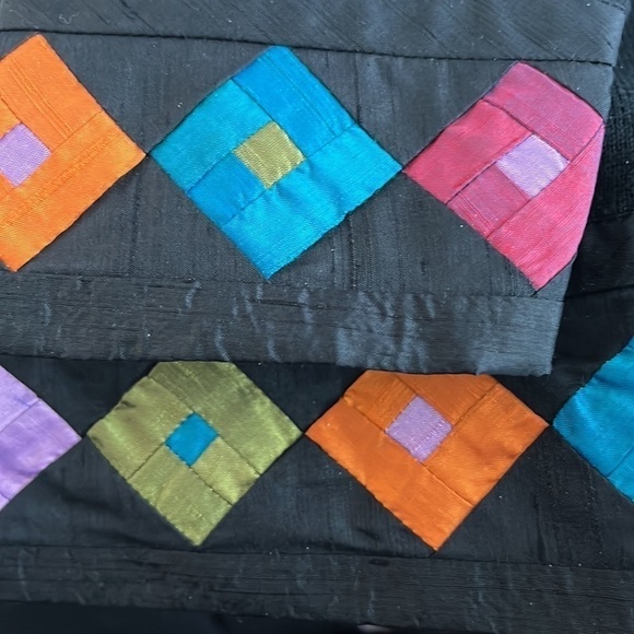 Icelandic Design Quilt Square Cardigan Sweater size M - Picture 7 of 9